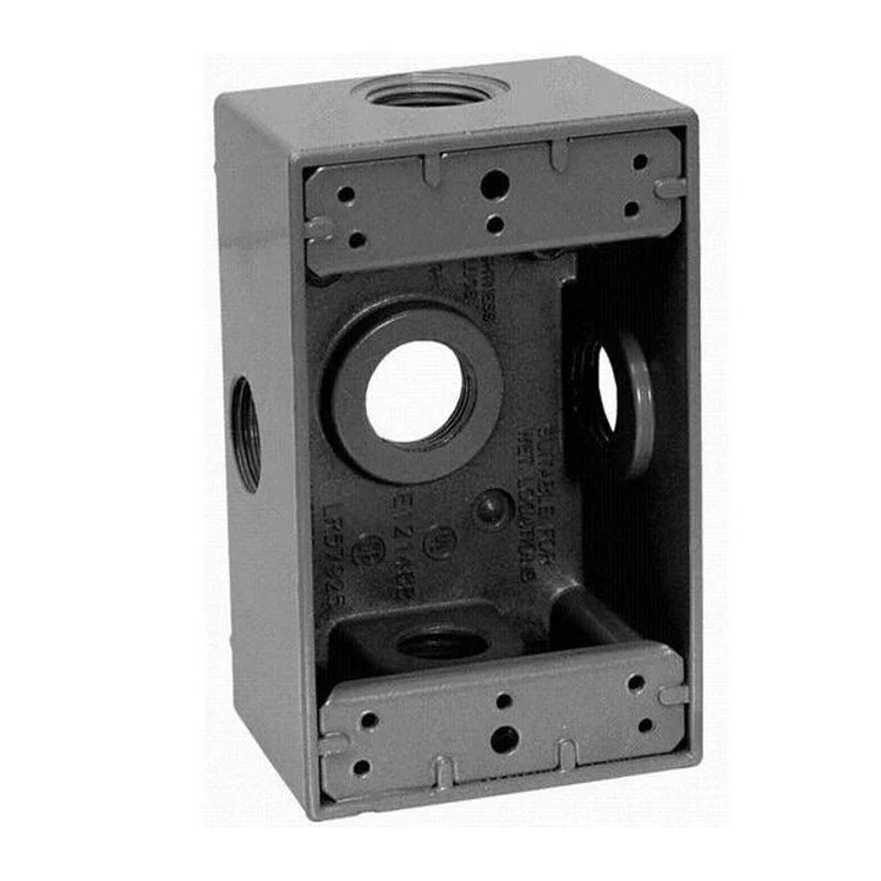 Electrical Outlet Box 1 Gang 5 Outlets