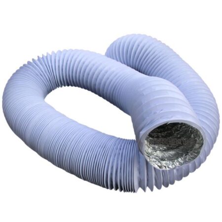 Double Layer Flexible Aluminum Duct White