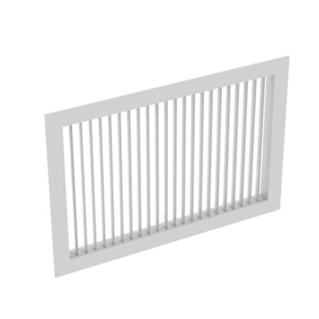 Return Grille 45° Deflection, Short Blades